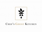 Projekt graficzny, nazwa firmy, tworzenie logo firm CHEF`S GHOST KITCHEN - AK Graphic