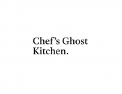 Projekt graficzny, nazwa firmy, tworzenie logo firm CHEF`S GHOST KITCHEN - kmdesign