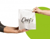 Projekt graficzny, nazwa firmy, tworzenie logo firm CHEF`S GHOST KITCHEN - kwestia21