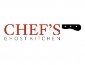 Projekt graficzny, nazwa firmy, tworzenie logo firm CHEF`S GHOST KITCHEN - kmdesign