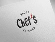 Projekt graficzny, nazwa firmy, tworzenie logo firm CHEF`S GHOST KITCHEN - JEDNOSTKA  KREATYWNA