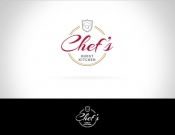 Projekt graficzny, nazwa firmy, tworzenie logo firm CHEF`S GHOST KITCHEN - Blanker