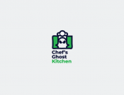 Projekt graficzny, nazwa firmy, tworzenie logo firm CHEF`S GHOST KITCHEN - kumepyssa