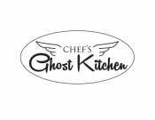Projekt graficzny, nazwa firmy, tworzenie logo firm CHEF`S GHOST KITCHEN - Stoffe