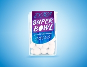 Projekt graficzny, nazwa firmy, tworzenie logo firm Super Bowl - etykieta - designmatr