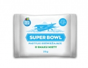 Projekt graficzny, nazwa firmy, tworzenie logo firm Super Bowl - etykieta - patkaaa
