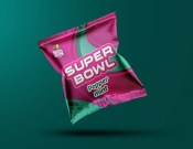 Projekt graficzny, nazwa firmy, tworzenie logo firm Super Bowl - etykieta - ZARR