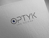 Projekt graficzny, nazwa firmy, tworzenie logo firm Logo dla salonu optycznego  - JEDNOSTKA  KREATYWNA