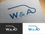 Projekt graficzny, nazwa firmy, tworzenie logo firm W&A TRANSPORT SPEDYCJA - Cichy