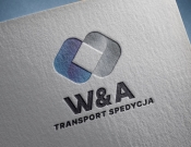 Projekt graficzny, nazwa firmy, tworzenie logo firm W&A TRANSPORT SPEDYCJA - szczechol