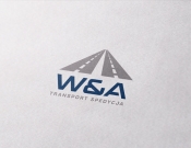 Projekt graficzny, nazwa firmy, tworzenie logo firm W&A TRANSPORT SPEDYCJA - radofreshdesign