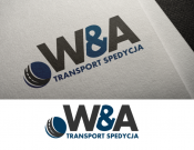 Projekt graficzny, nazwa firmy, tworzenie logo firm W&A TRANSPORT SPEDYCJA - ZimmerStudio