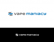 Projekt graficzny, nazwa firmy, tworzenie logo firm VAPE Maniacy - konkurs na nowe logo - Quavol