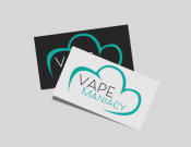 Projekt graficzny, nazwa firmy, tworzenie logo firm VAPE Maniacy - konkurs na nowe logo - muchuu17