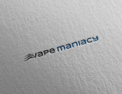 Projekt graficzny, nazwa firmy, tworzenie logo firm VAPE Maniacy - konkurs na nowe logo - Quavol