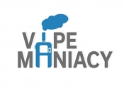 Projekt graficzny, nazwa firmy, tworzenie logo firm VAPE Maniacy - konkurs na nowe logo - magda.strzycz