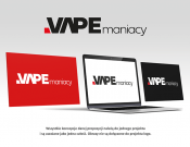 Projekt graficzny, nazwa firmy, tworzenie logo firm VAPE Maniacy - konkurs na nowe logo - rokpaszreklama