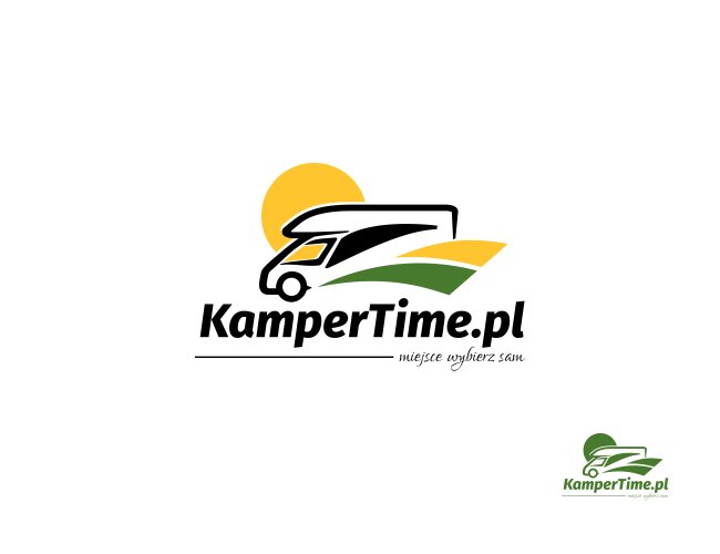 Projektowanie logo dla firm,  Logo dla wypożyczalni kamperów, logo firm - Kaspersky81