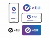 Projekt graficzny, nazwa firmy, tworzenie logo firm Logo aplikacji online: e-TWI (eTWI) - Cichy