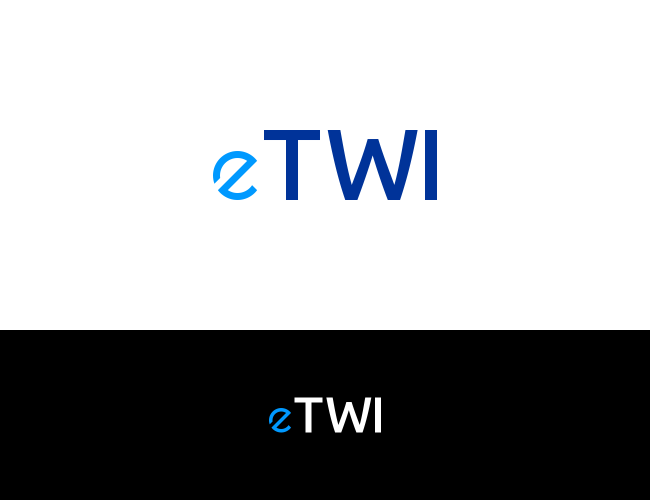 Projektowanie logo dla firm,  Logo aplikacji online: e-TWI (eTWI), logo firm - LeanTrix