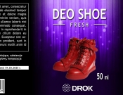Projekt graficzny, nazwa firmy, tworzenie logo firm Etykieta na dezodorant do obuwia - speednet