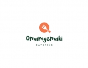 Projekt graficzny, nazwa firmy, tworzenie logo firm Logo dla cateringu QmamySmaki - Vegeta77