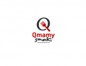 Projekt graficzny, nazwa firmy, tworzenie logo firm Logo dla cateringu QmamySmaki - casta
