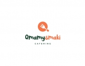 Projekt graficzny, nazwa firmy, tworzenie logo firm Logo dla cateringu QmamySmaki - Vegeta77