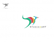 Projekt graficzny, nazwa firmy, tworzenie logo firm Logo dla studia reklamowego - malarz