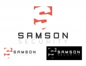 Projekt graficzny, nazwa firmy, tworzenie logo firm ochrona Samson Security - grafikazip