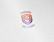 Projekt graficzny, nazwa firmy, tworzenie logo firm ochrona Samson Security - Pershing