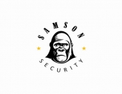 Projekt graficzny, nazwa firmy, tworzenie logo firm ochrona Samson Security - AK Graphic