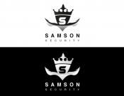 Projekt graficzny, nazwa firmy, tworzenie logo firm ochrona Samson Security - Michalik Design
