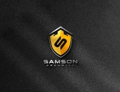 Projekt graficzny, nazwa firmy, tworzenie logo firm ochrona Samson Security - Blanker