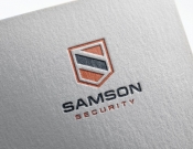 Projekt graficzny, nazwa firmy, tworzenie logo firm ochrona Samson Security - stone