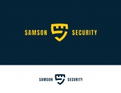 Projekt graficzny, nazwa firmy, tworzenie logo firm ochrona Samson Security - attic