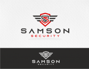 Projekt graficzny, nazwa firmy, tworzenie logo firm ochrona Samson Security - elene
