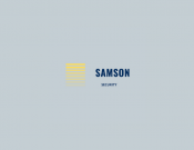 Projekt graficzny, nazwa firmy, tworzenie logo firm ochrona Samson Security - Oktawian
