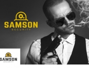 Projekt graficzny, nazwa firmy, tworzenie logo firm ochrona Samson Security - justi