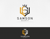Projekt graficzny, nazwa firmy, tworzenie logo firm ochrona Samson Security - elene