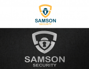 Projekt graficzny, nazwa firmy, tworzenie logo firm ochrona Samson Security - jaczyk