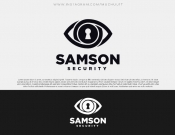 Projekt graficzny, nazwa firmy, tworzenie logo firm ochrona Samson Security - muchuu17