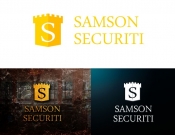 Projekt graficzny, nazwa firmy, tworzenie logo firm ochrona Samson Security - KpXStudiO
