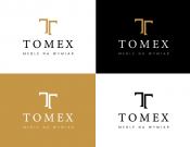 Projekt graficzny, nazwa firmy, tworzenie logo firm TOMEX MEBLE NA WYMIAR  - rokpaszreklama