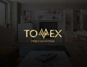 Projekt graficzny, nazwa firmy, tworzenie logo firm TOMEX MEBLE NA WYMIAR  - TurkusArt