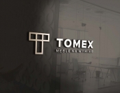 Projekt graficzny, nazwa firmy, tworzenie logo firm TOMEX MEBLE NA WYMIAR  - JEDNOSTKA  KREATYWNA