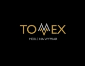 Projekt graficzny, nazwa firmy, tworzenie logo firm TOMEX MEBLE NA WYMIAR  - TurkusArt