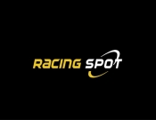 Projekt graficzny, nazwa firmy, tworzenie logo firm Logo toru kartingowego RacingSpot - stone