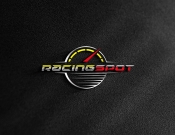 Projekt graficzny, nazwa firmy, tworzenie logo firm Logo toru kartingowego RacingSpot - Blanker