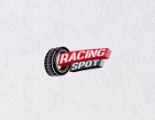 Projekt graficzny, nazwa firmy, tworzenie logo firm Logo toru kartingowego RacingSpot - patkaaa